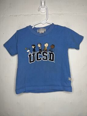 University of California San Diego Peanuts Toddler 3T College T Shirt Blue